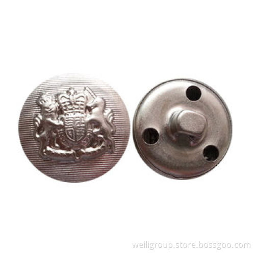 Metal Shank Button, Made of Brass